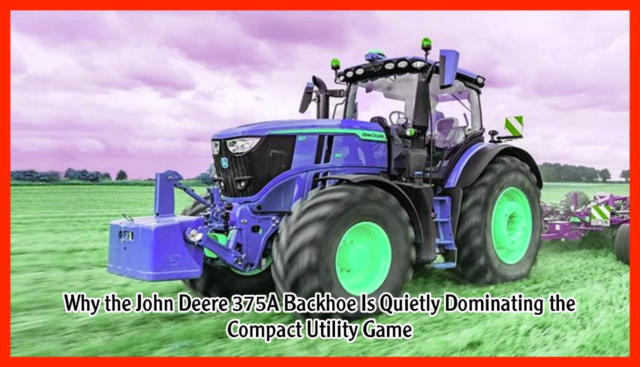 Why the John Deere 375A Backhoe Is Quietly Dominating the Compact Utility Game
